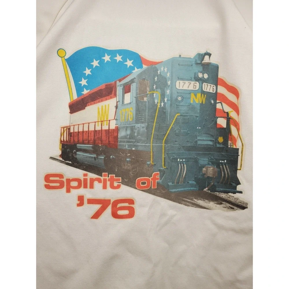 Vintage 1976 Norfolk Western Spirit of '76 Windbreaker Jacket - Ultra RARE - Siz